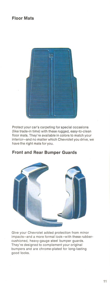 1976 Chevrolet Accessories Booklet Page 1